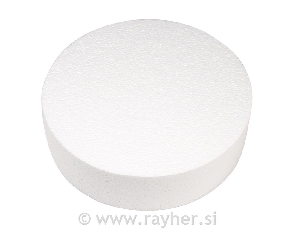 Disk od stiropora, fi 25 cm, u: 7 cm