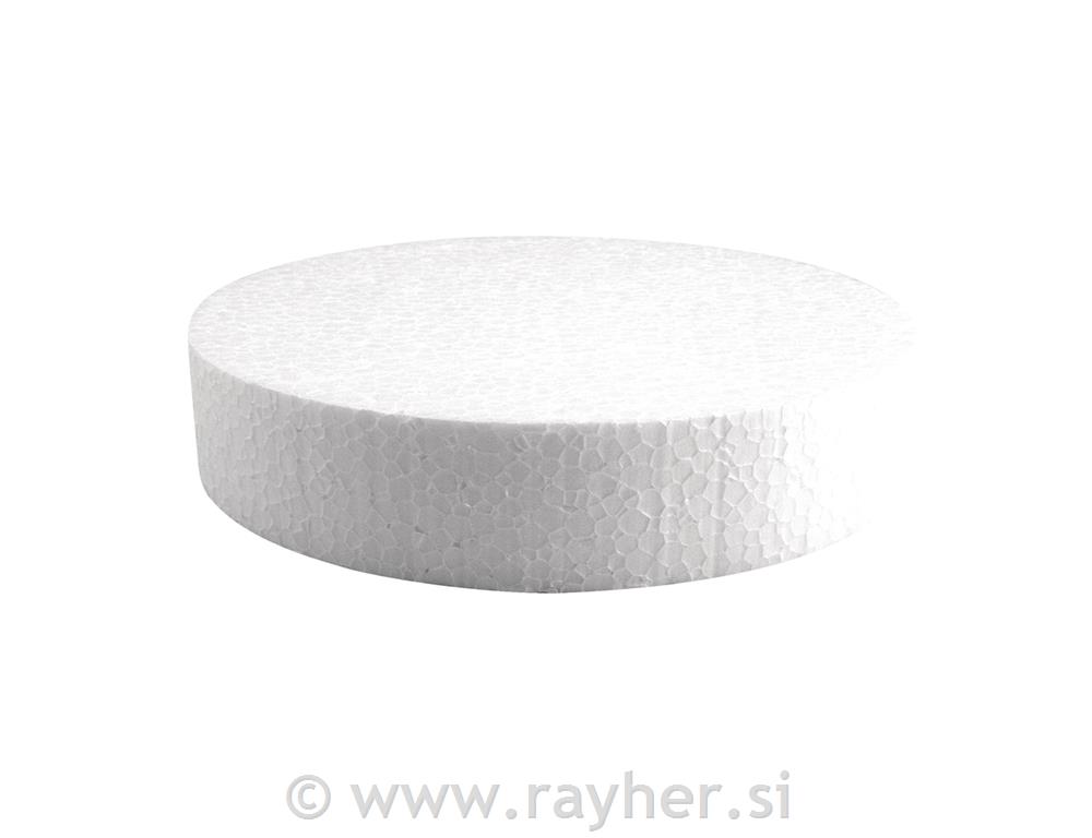 Disk od stiropora, fi 20cm, u: 4 cm