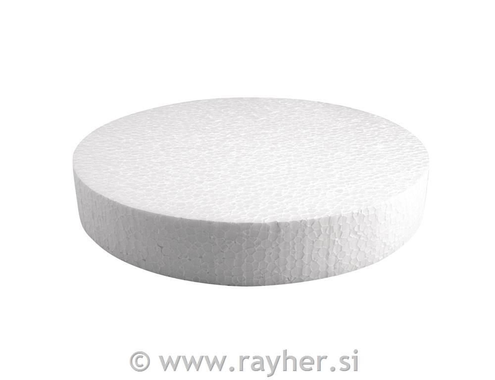 Disk od stiropora, fi 25cm, u: 4 cm