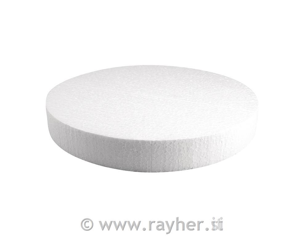 Disk od stiropora, fi 30cm, u: 4cm