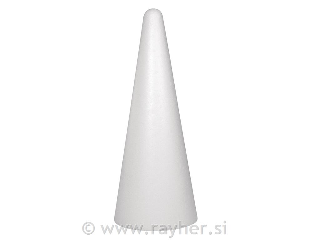 Stiropor stožec višina 50 cm