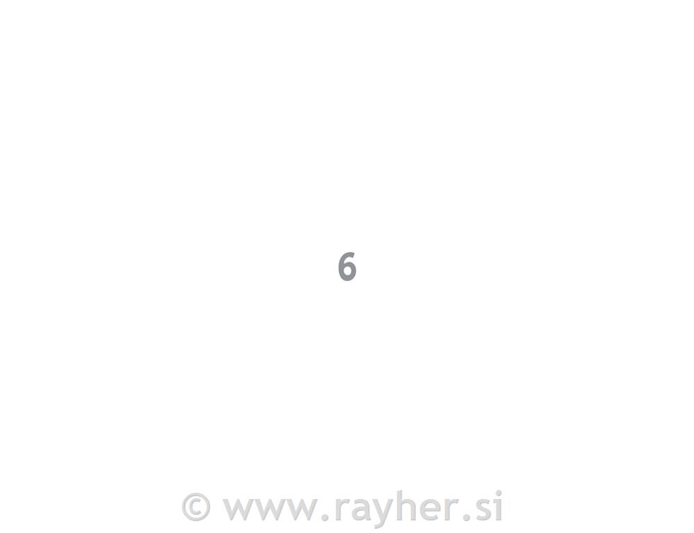 Naljepnice: 6, srebrna, 10x23cm
