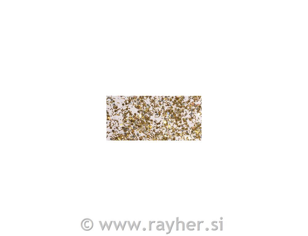 Glitter u ljepilu, grubi, zlatni, 50ml