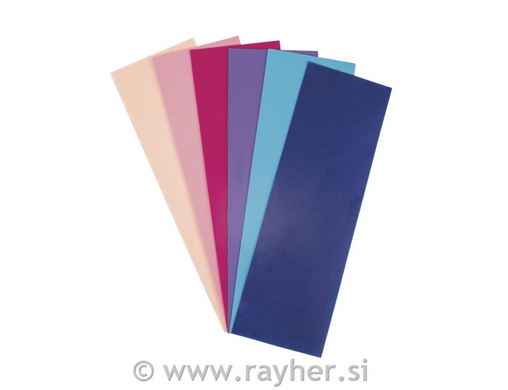Wax foil fashion shades, tab-bag 6 colou