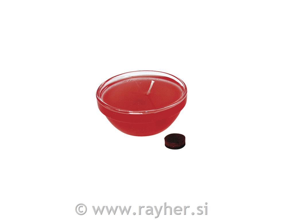Barvilo za vosek in gel za sveče, rdeč, 3 kom., 2 cm o