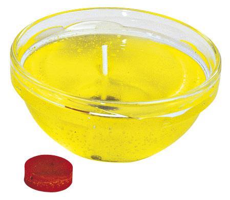 Boja za vosak i gel za svijeće, žute, 3kom., Oko 2 cm