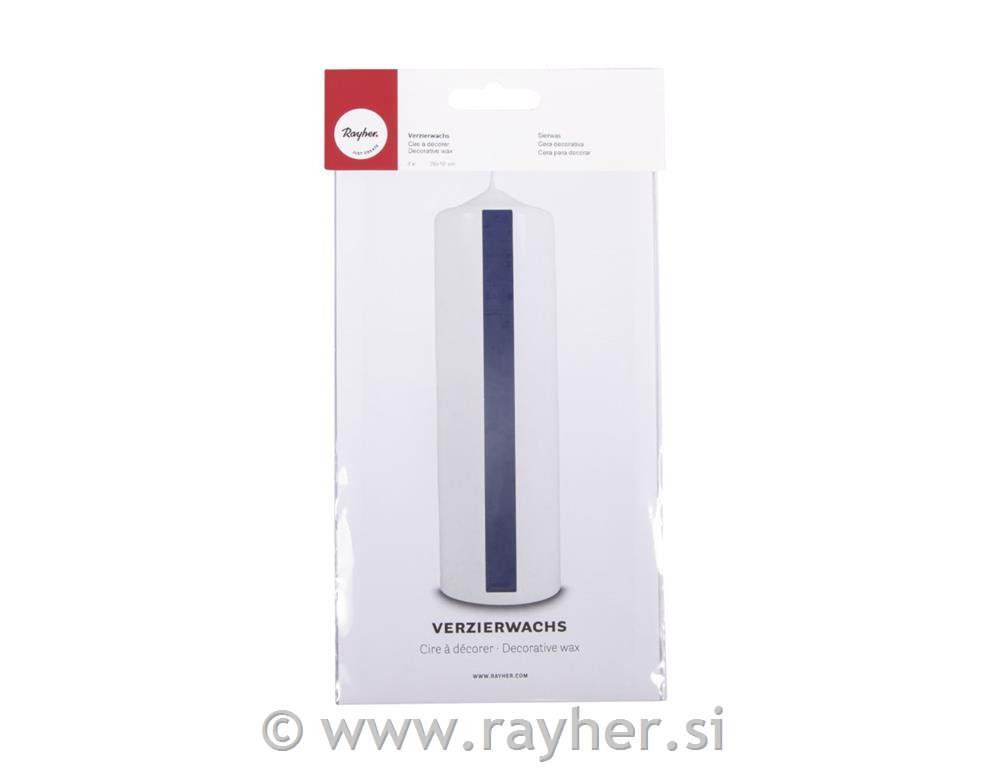 Wax foil for decorations, 20x10 cm, dark