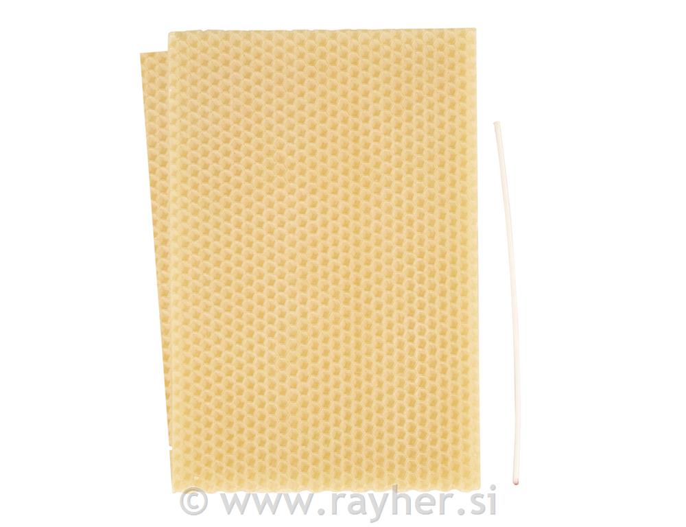Honeycomb beeswax, 100 %, tab-bag 1 shee