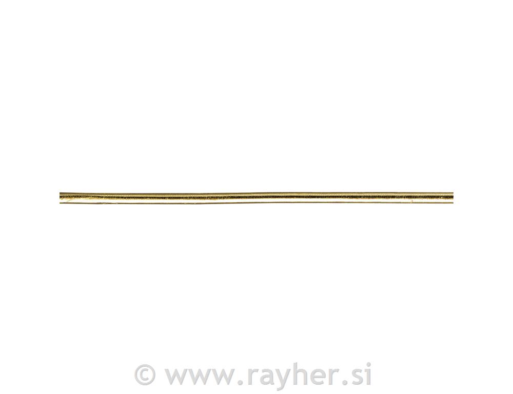 Voščeni trakovi za dekoracijo, 20 cm, 4 mm, zlati, 8 kom.