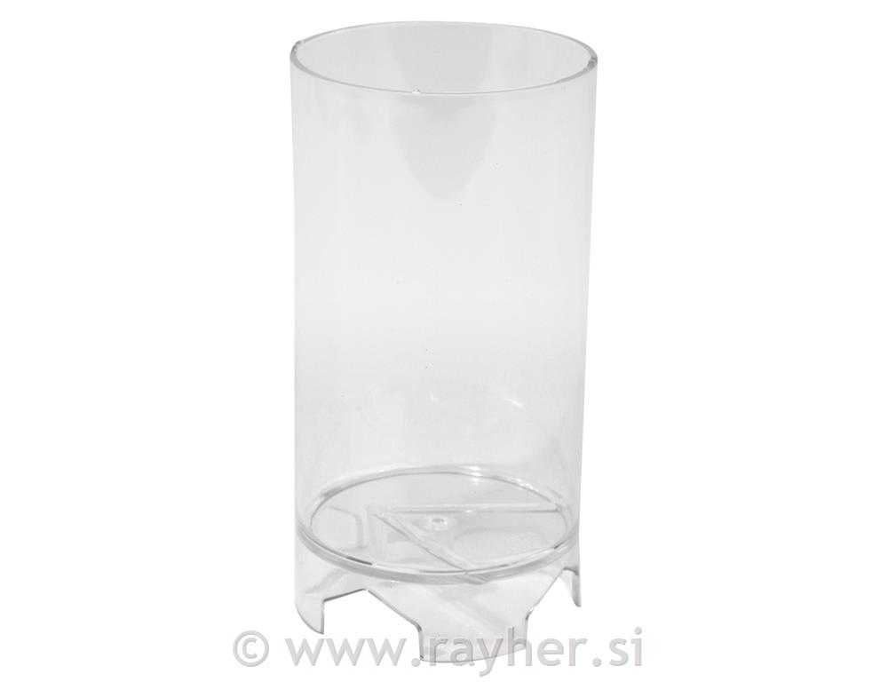 Kalup za svijeće, cilindričan, ravan, visine 10,5 cm, 6 cm o, 1 kom.