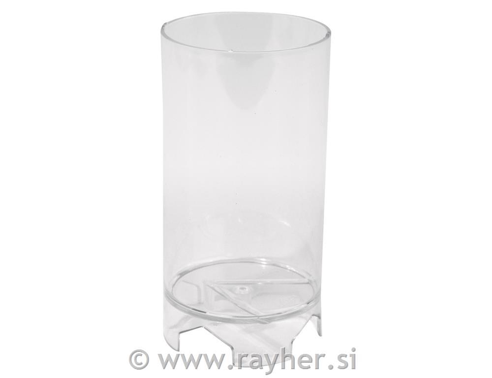Kalup za svijeće, cilindričan, ravan, visine 10,5 cm, 6 cm o, 1 kom.