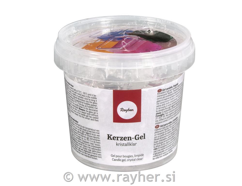 Gel za sveče, prozoren 300 g = ca. 365 ml