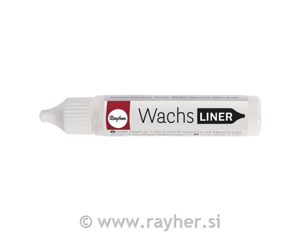 Tekoči vosek v pisalu "Wax-liner", 30 ml, bel