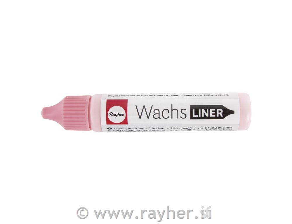 Tekoči vosek v pisalu "Wax-liner", 30 ml, sv.roza