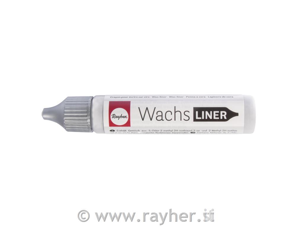Tekući vosak u olovci "Wax-liner", 30 ml, srebro