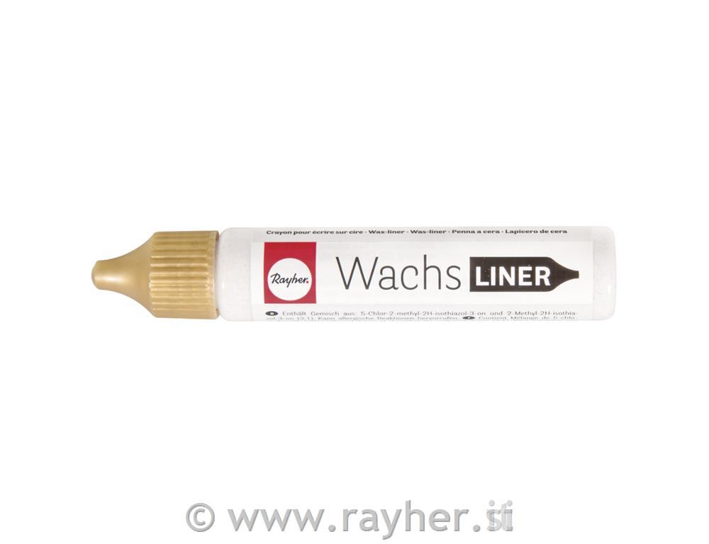 Tekući vosak u olovci "Wax-liner", 30 ml, zlato s glitter-om
