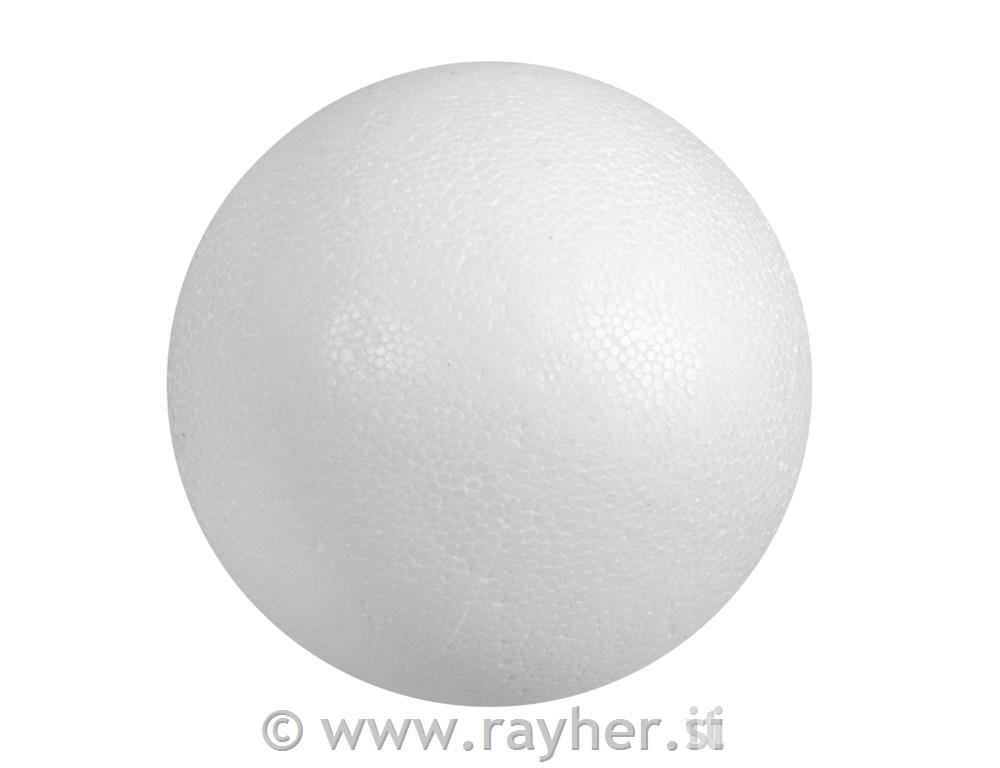 Styrofoam-balls, full, 8 cm o
