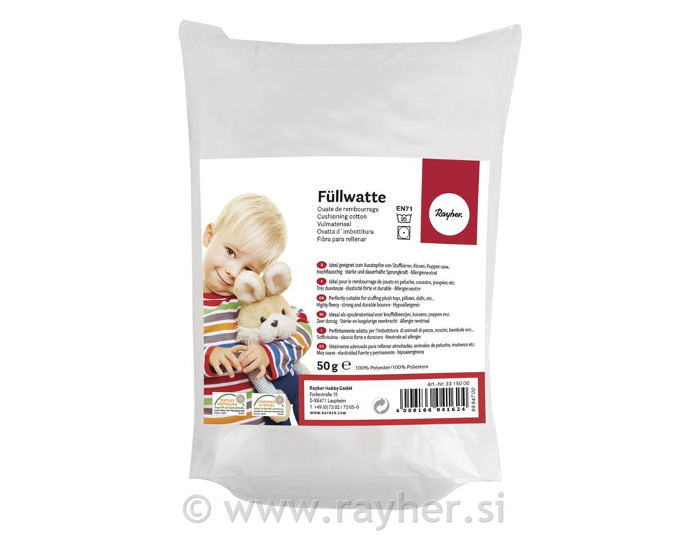 Punilo za jastuke, poliester, 50 g, pahuljasto, u nekoliko slojeva