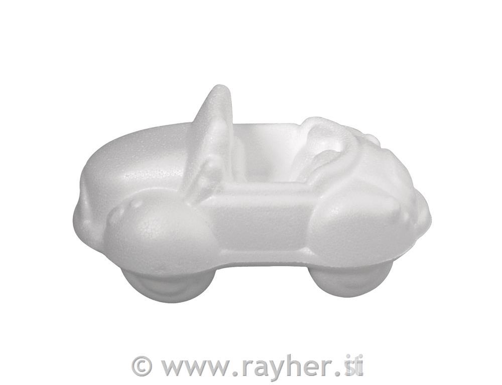 Styrofoam-car, 17x11 cm