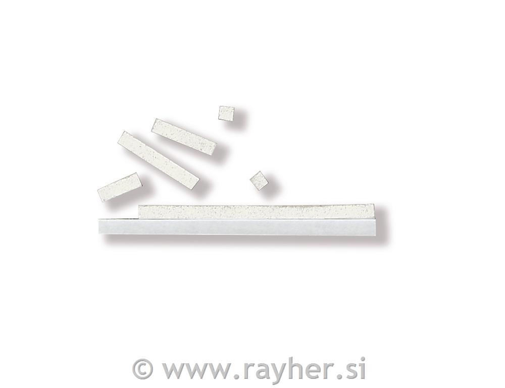 Lepilni trakovi 3D, 3x100 mm, beli, 2 mm, močni, 10x10 cm
