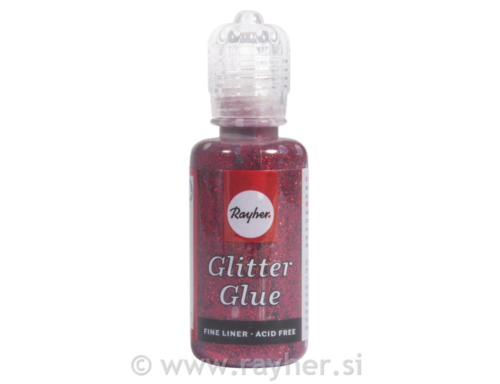 Ljepilo s blještavilom metalik, vino crveno, 20 ml
