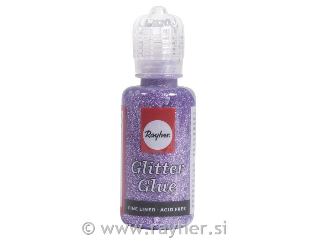 Ljepilo s blještavilom metalik, lavanda,20 ml