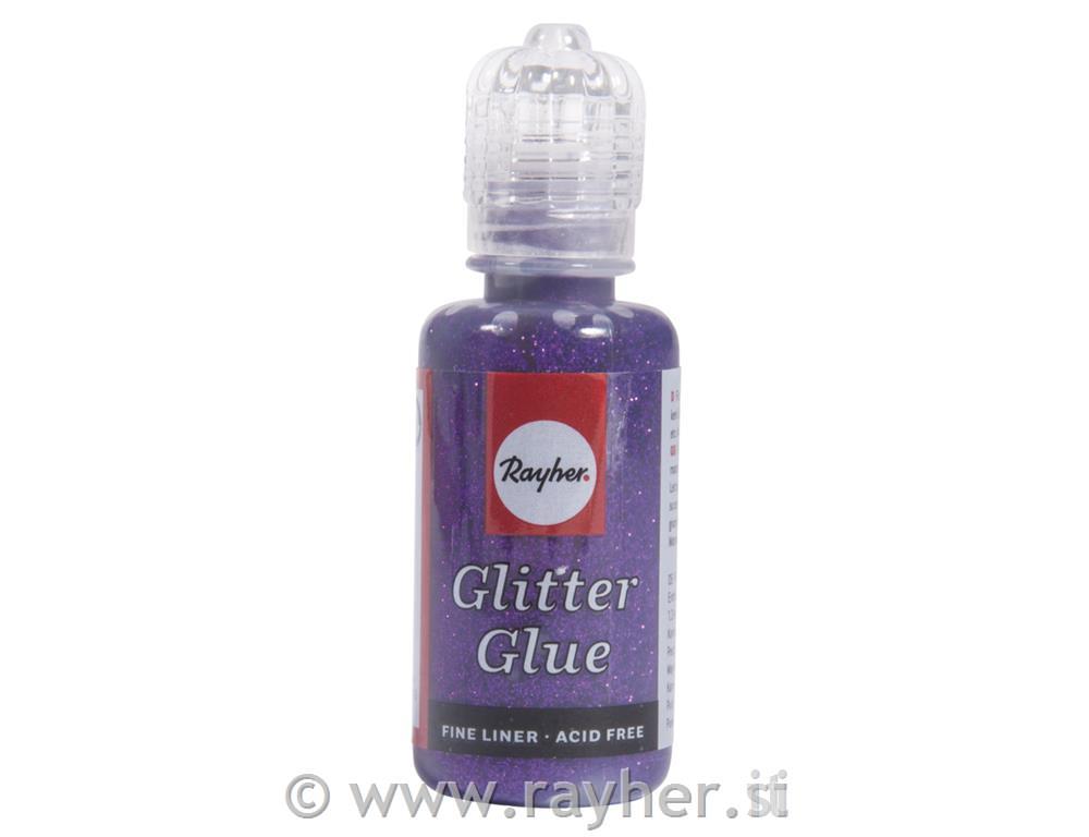 Ljepilo s blještavilom metalik, ljubičasta, 20 ml