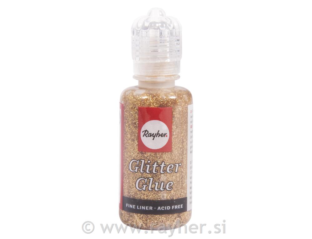 Ljepilo s blještavilom holografsko, zlatno, 20 ml