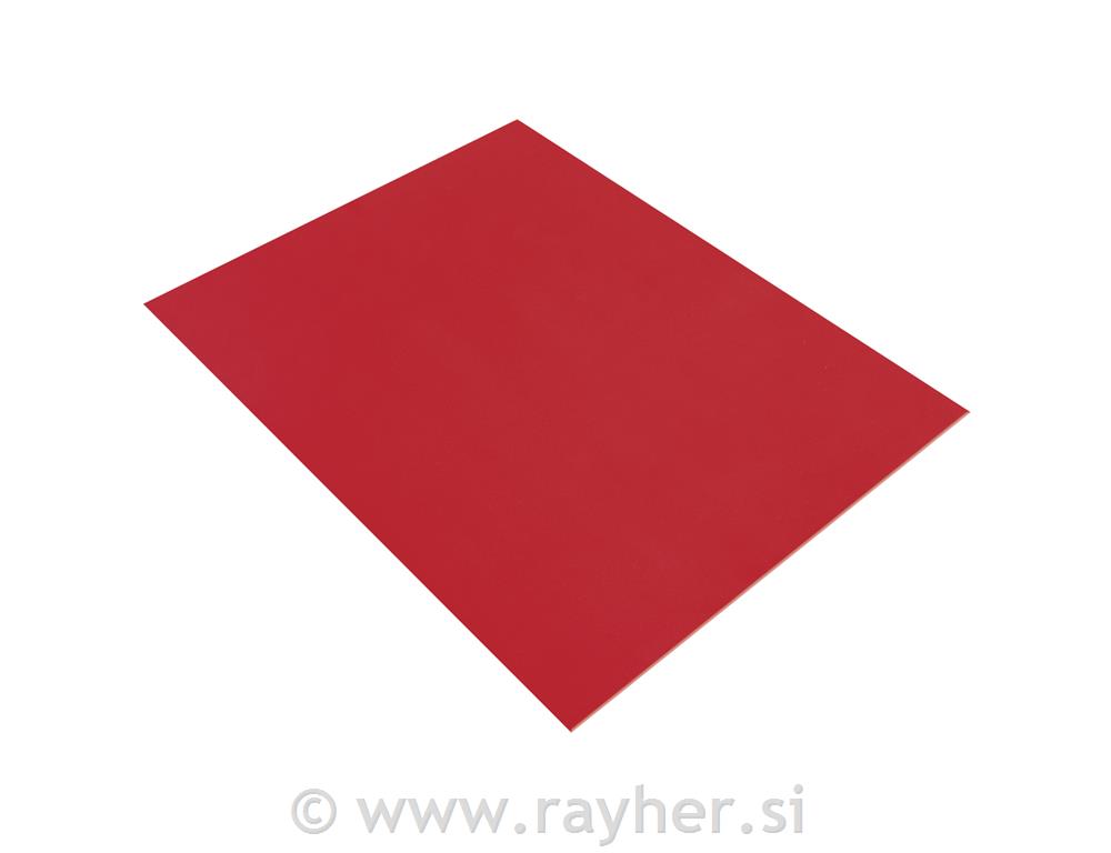 Pjenasta guma, 2 mm, crvena, 30x40 cm