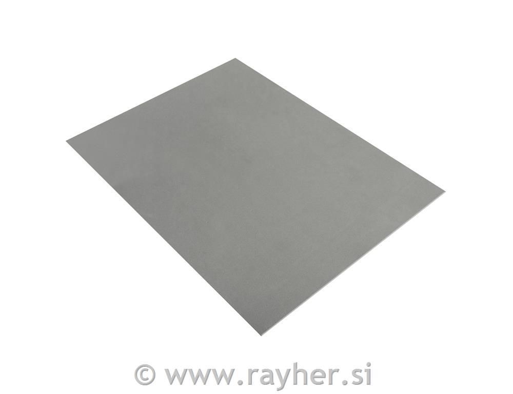 Pjenasta guma, 2 mm, siva, 30x40 cm