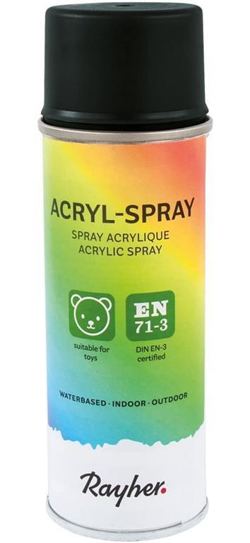 Sprej akril, crna, 200 ml