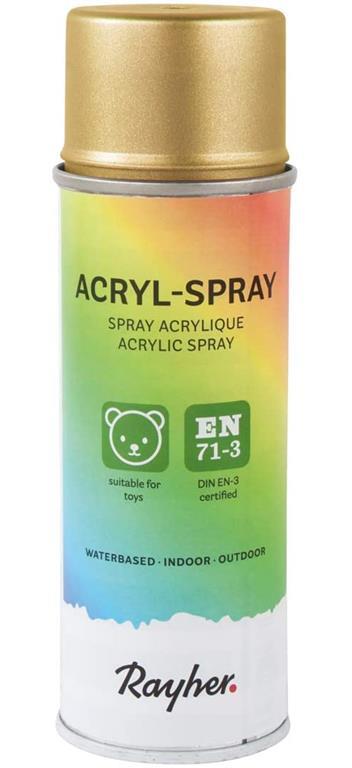 Sprej akrilni, briliant zlat, 200 ml