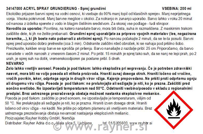 Sprej grund 200 ml