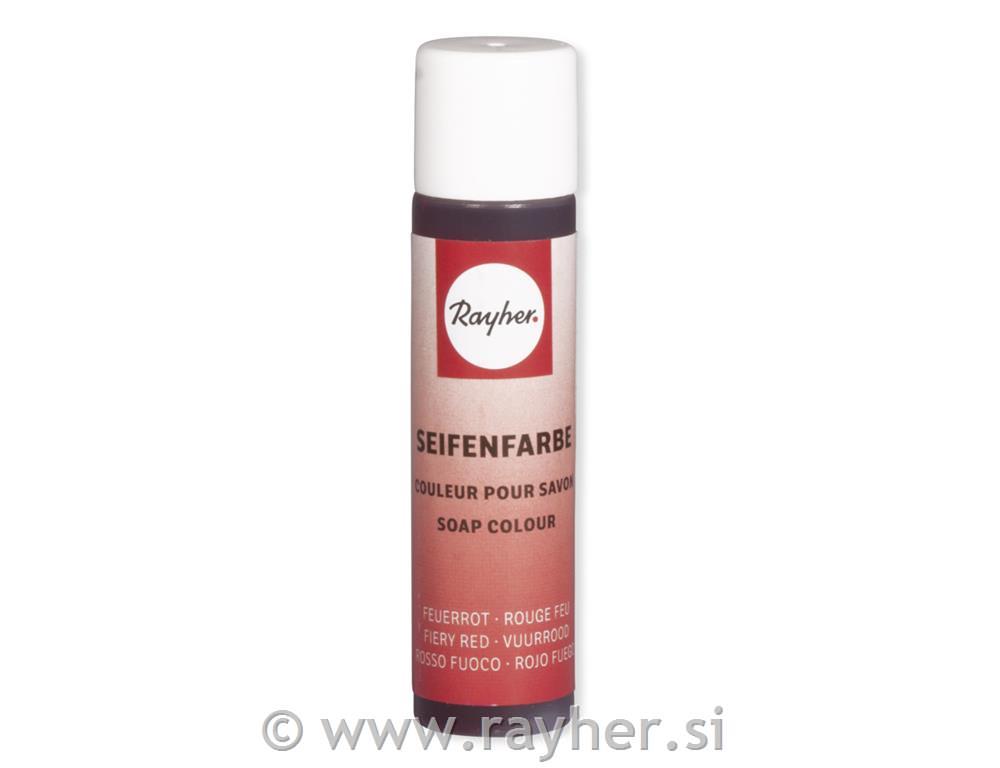 Soap colour tab-box 10ml fiery red