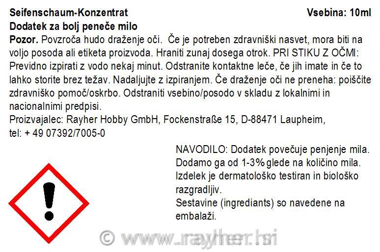 Dodatak za više pjenušavog sapuna 10 ml