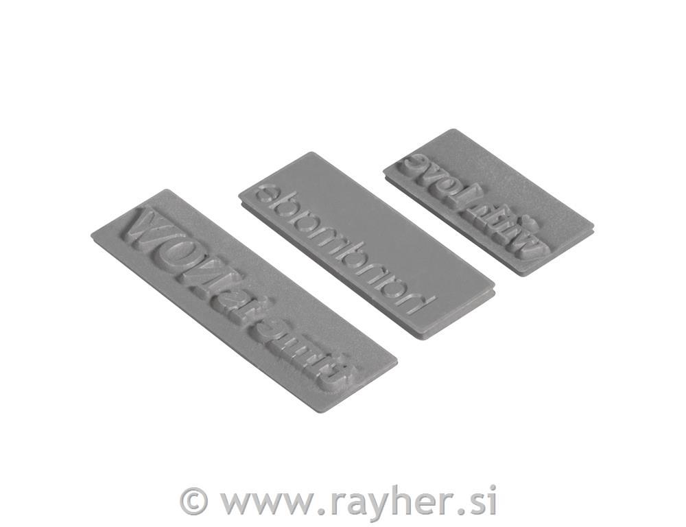 Utisci za kalup "…LOVE", "handmade", "time ...", 30x15mm, 40x15mm, 50x15mm, set