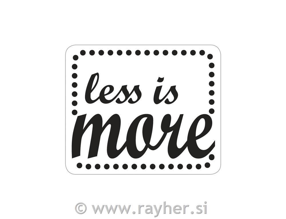 Labels GB: "Happiness", "less is more" 25x30mm, tab-bag 2pcs