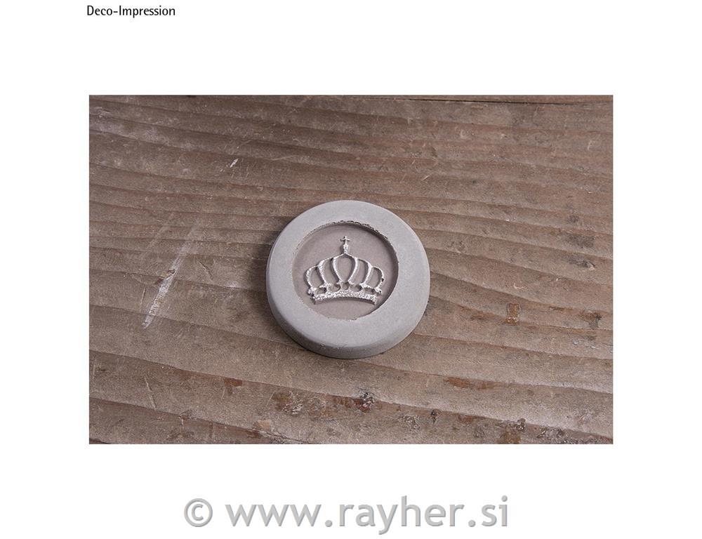 Labels, butterfly+crown, 30mm o tab-bag2pcs