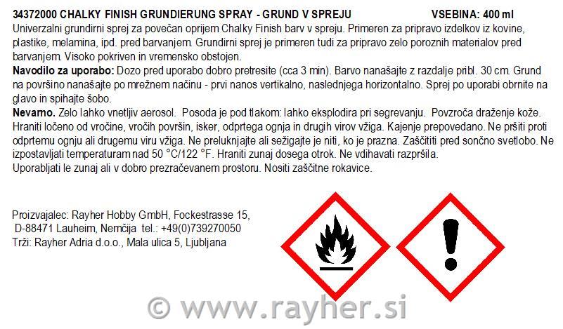 Sprej Chalky Finish, grund, 400 ml