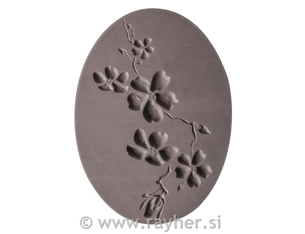 Otisak kalupa, Cvijeće trešnje, 4x5.5cm,1 kom