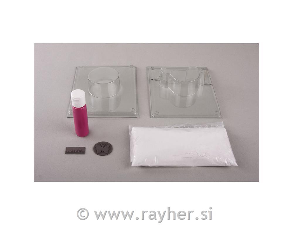 Kreativni set: Ptica i krugKreativni set za ulivanje iz Raysina