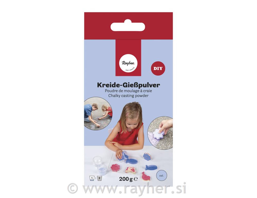 Kreda u prahu, plava, 200g