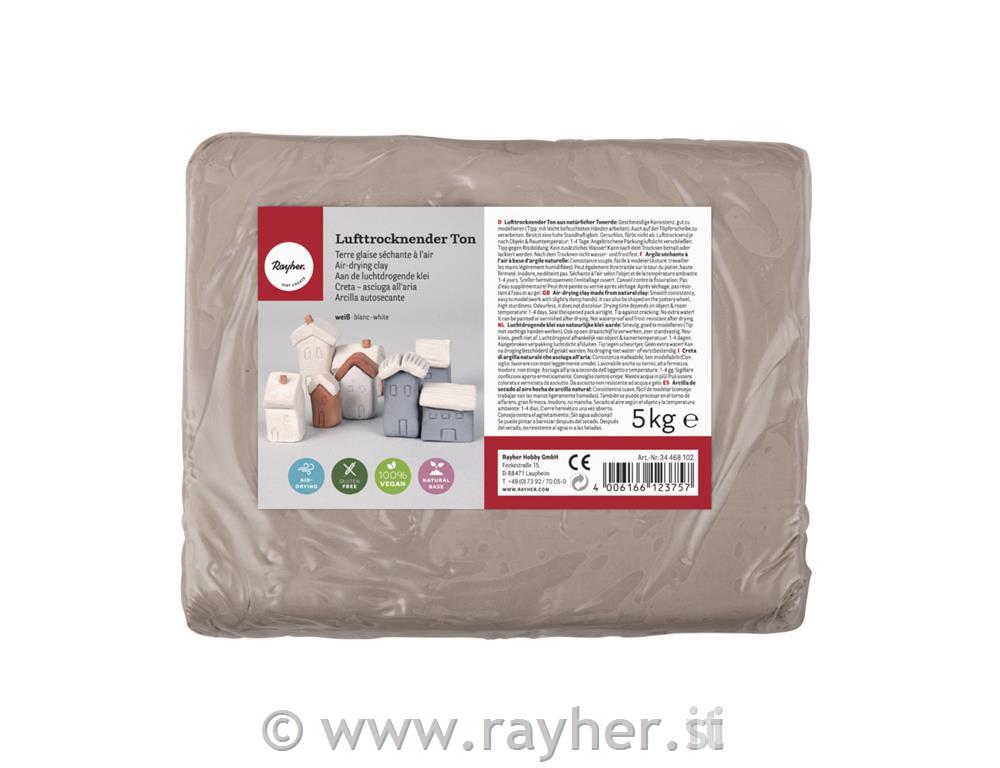 Glina, 5kg, bijela, bez otvrdnjavanja