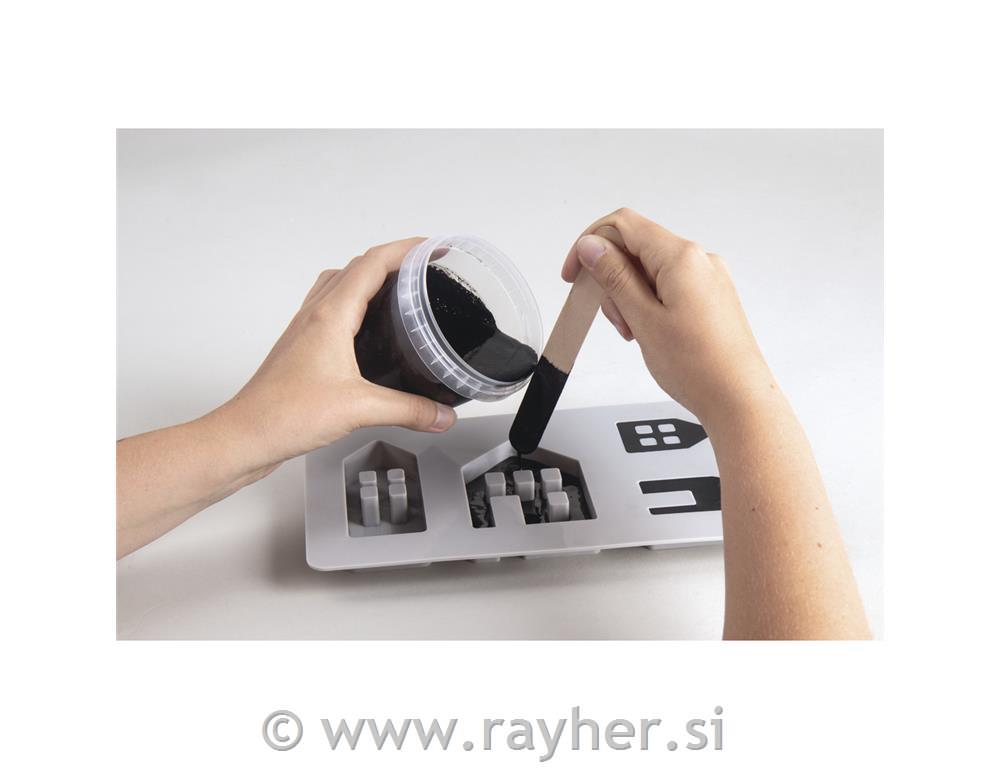 Masa za lijevanje Raysin 250, crni, 1 kg