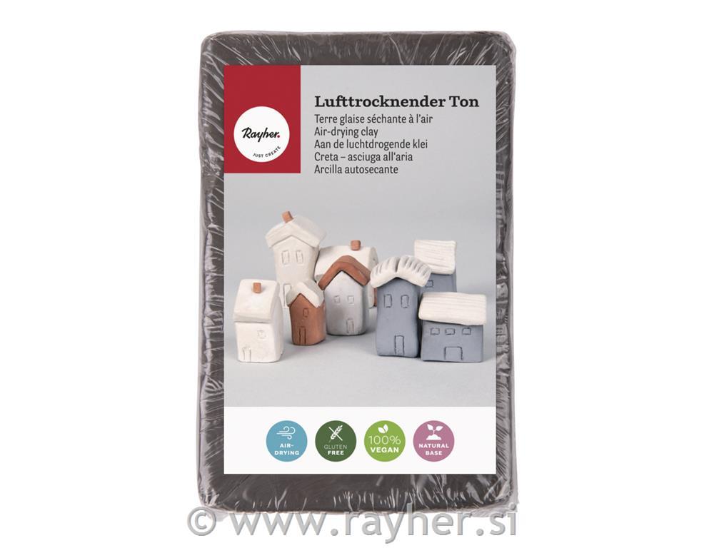 Glina, 1 kg, siva, brez utrjevanja