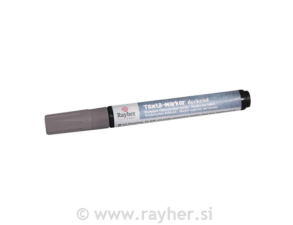 Flomaster za tekstil, prekr., srebrn, 2-4 mm