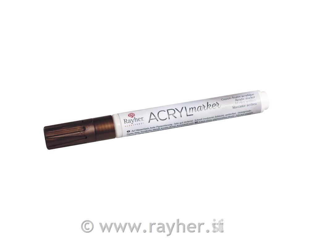 Acrylic markerRound tip 2-4 mm, with valve