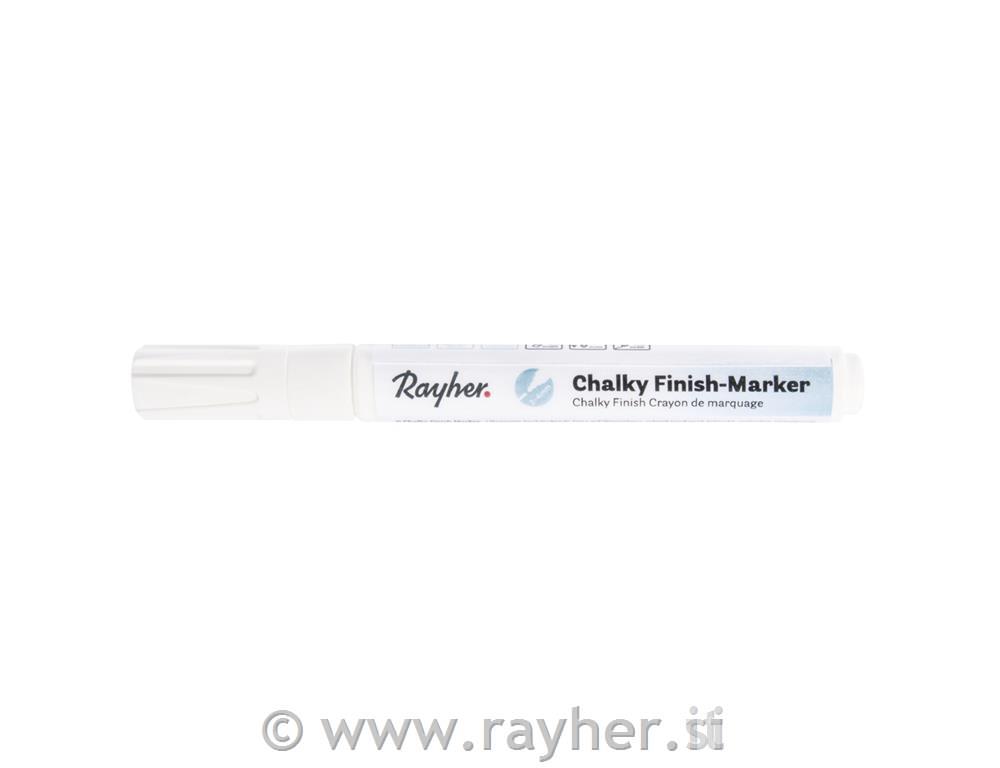 Chalky Finish marker, bijeli, vrh 2-4 mm