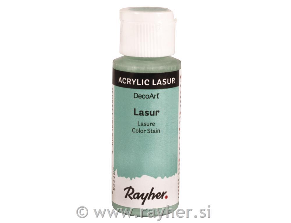 Barvna lazura za les, svetlo modra, 59ml