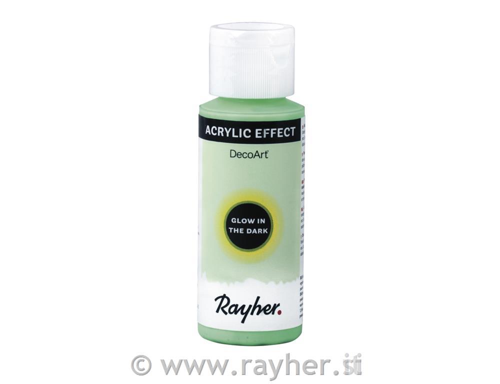 Glow in the dark barva, zelena, 59ml
